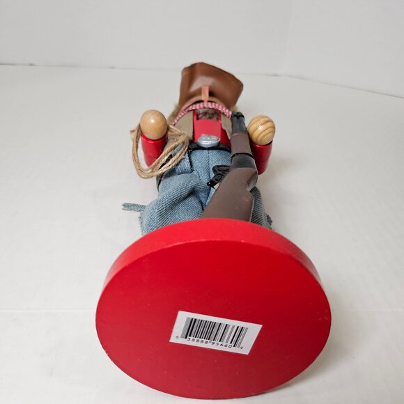 Clever Creations Cowboy 12 Inch Traditional Wooden Nutcracker Christmas Decor - Picture 8 of 9